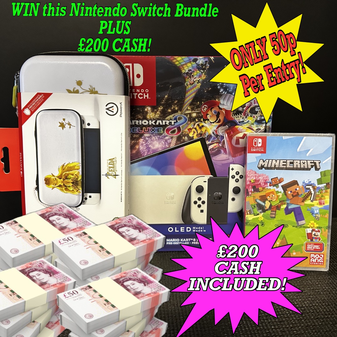 Nintendo OLED Switch Bundle "PLUS" £200 Cash - Image 2